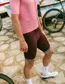 Etxeondo Gara Fietsshirt Korte Mouwen Roze Heren