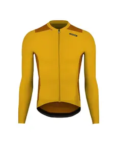Etxeondo Alde Color Edition Fietsshirt Lange Mouwen Geel Heren