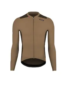 Etxeondo Alde Color Edition Fietsshirt Lange Mouwen Bruin Heren