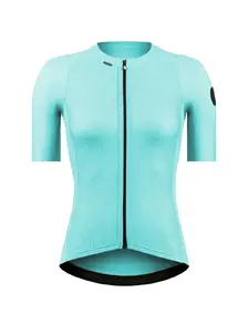 Etxeondo Gara Fem Fietsshirt Korte Mouwen Blauw Dames