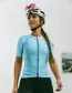 Etxeondo Gara Fem Fietsshirt Korte Mouwen Blauw Dames