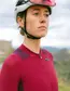 Etxeondo Alda Color Edition Fietsshirt Lange Mouwen Donkerrood Dames