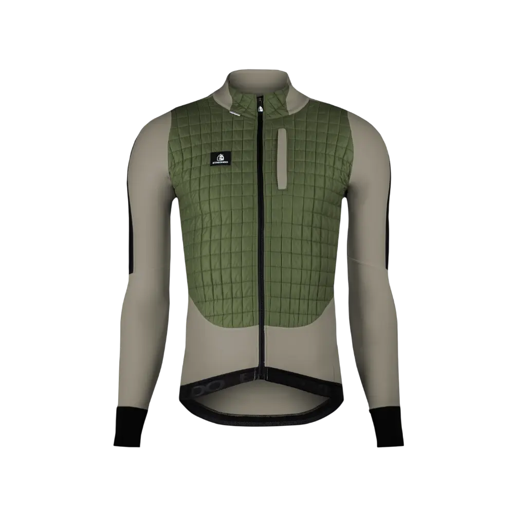 ETXEONDO Arri Primaloft Fietsjack Groen/Donkergrijs Heren