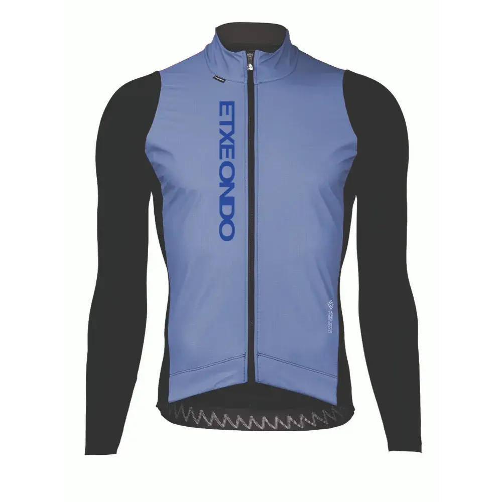 ETXEONDO Urrun Gore-Tex Windstopper Fietsjack Blauw Heren