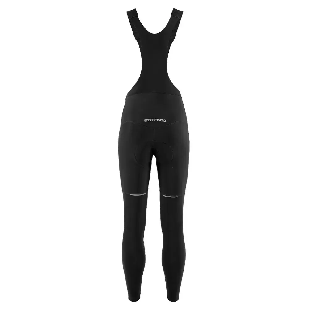 ETXEONDO Kom Thermo Fietsbroek Lang Zwart Heren