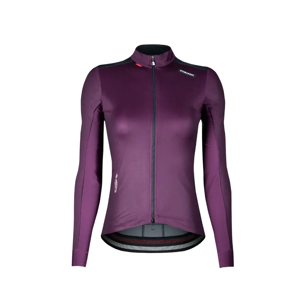 ETXEONDO Dena Gore-Tex Windstopper Fietsjack Rood/Zwart Dames