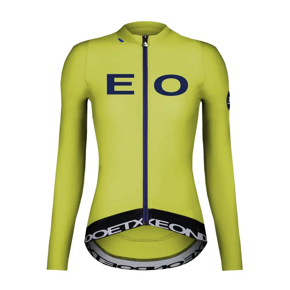 ETXEONDO Bask Thermal Fietsshirt Lange Mouwen Groen Dames