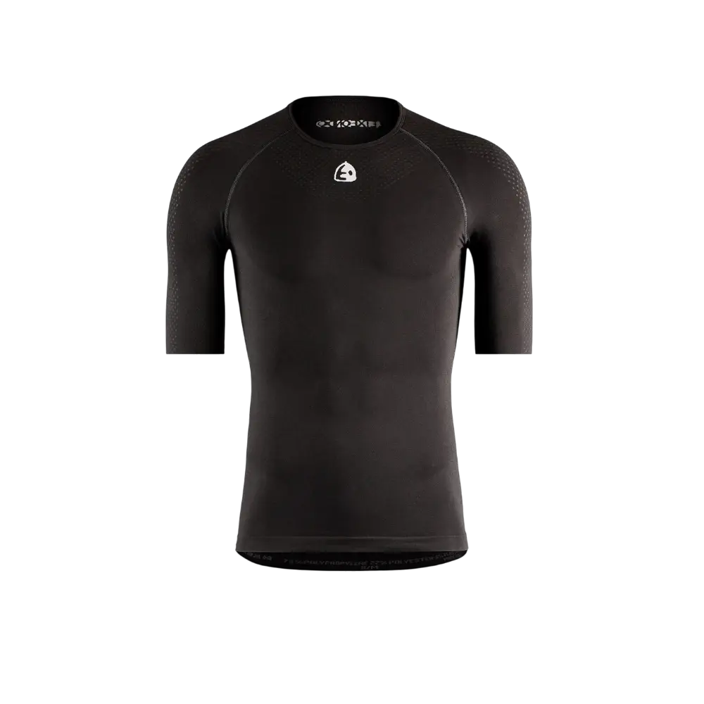 ETXEONDO Kea Ondershirt Korte Mouwen Zwart