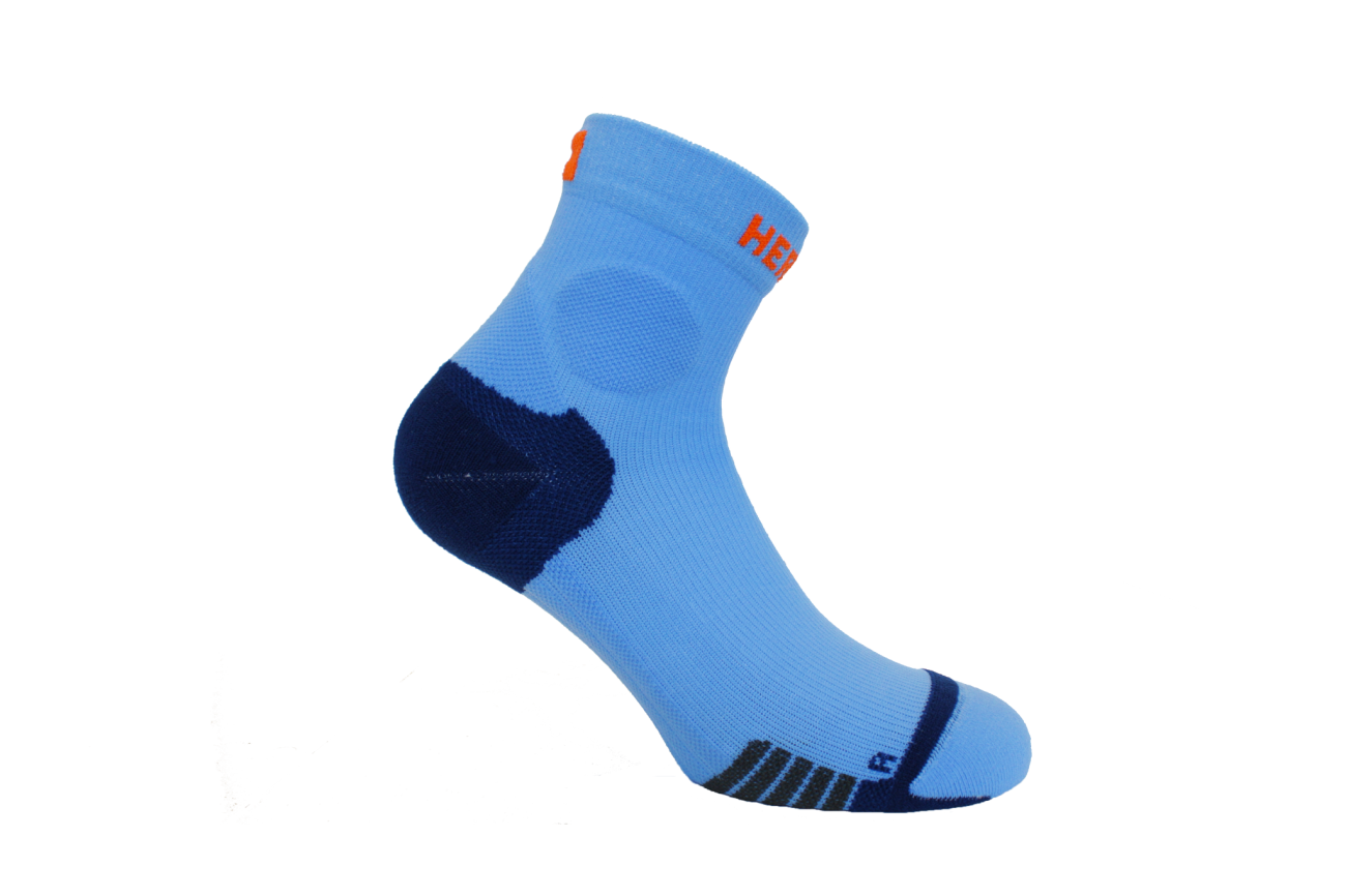 Herzog Pro Compressie Enkelsokken Blauw