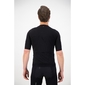 Q36.5 L1 Pinstripe X Fietsshirt Korte Mouwen Zwart Heren