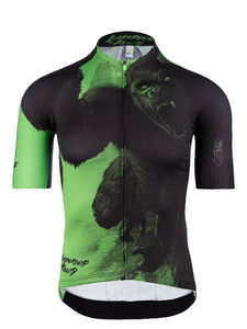 Q36.5 R2 Gorilla Fietsshirt Korte Mouwen Groen/Zwart Heren