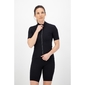 Q36.5 L1 Pinstripe X Fietsshirt Korte Mouwen Zwart Dames