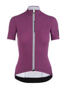 Q36.5 L1 Pinstripe X Fietsshirt Korte Mouwen Paars Dames