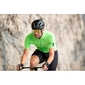 Q36.5 L1 Pinstripe X Fietsshirt Korte Mouwen Groen Heren