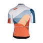 Q36.5 R2 Globe Trotter Fietsshirt Korte Mouwen Oranje/Blauw/Wit Heren