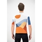 Q36.5 R2 Globe Trotter Fietsshirt Korte Mouwen Oranje/Blauw/Wit Heren