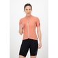 Q36.5 L1 Pinstripe X Fietsshirt Korte Mouwen Roze Dames