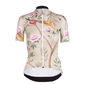 Q36.5 G1 Japanese Garden Fietsshirt Korte Mouwen Beige/Print Dames