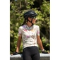 Q36.5 G1 Japanese Garden Fietsshirt Korte Mouwen Beige/Print Dames