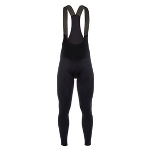 Q36.5 Termica X Fietsbroek Lang Met Zeem en Bretels Zwart Heren