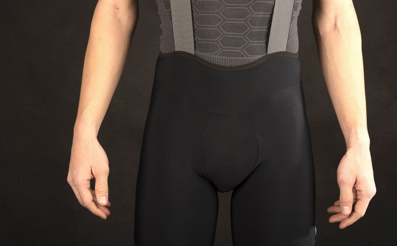 Q36.5 Gregarius Essential Fietsbroek Kort Met Bretels Zwart Heren