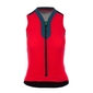 Q36.5 L1 Pinstripe Fietsshirt Zonder Mouwen Rood Dames