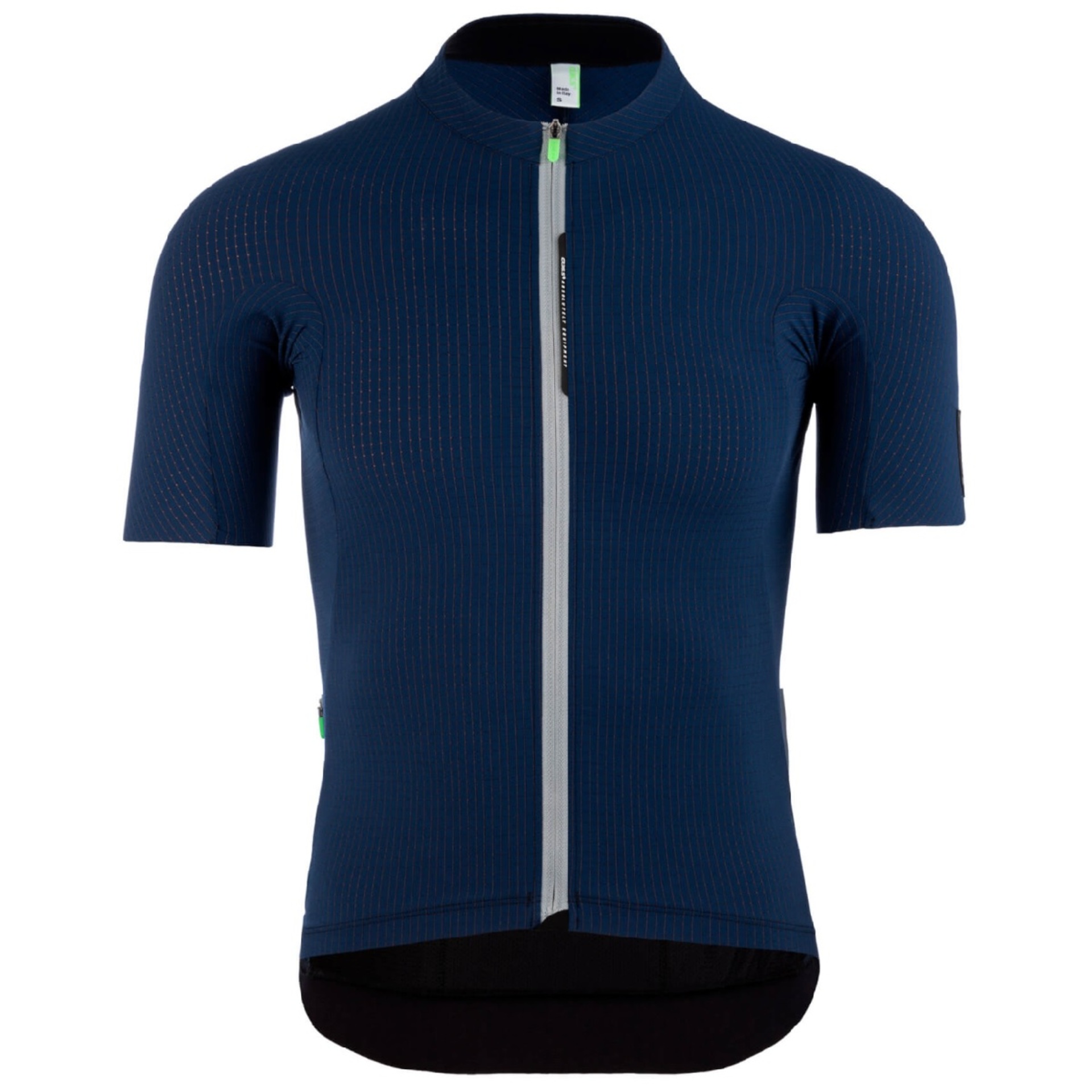 Q36.5 L1 Pinstripe X Fietsshirt Korte Mouwen Blauw Heren