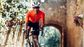 Q36.5 L1 Pinstripe X Fietsshirt Korte Mouwen Rood Heren
