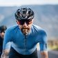 Q36.5 L1 Pinstripe X Fietsshirt Korte Mouwen Blauw/Cobalt Heren