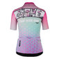 Q36.5 G1 Ciclistino Fietsshirt Korte Mouwen Roze/Lichtgroen Dames