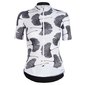 Q36.5 G1 Ginkgo Fietsshirt Korte Mouwen Wit/Grijs Dames