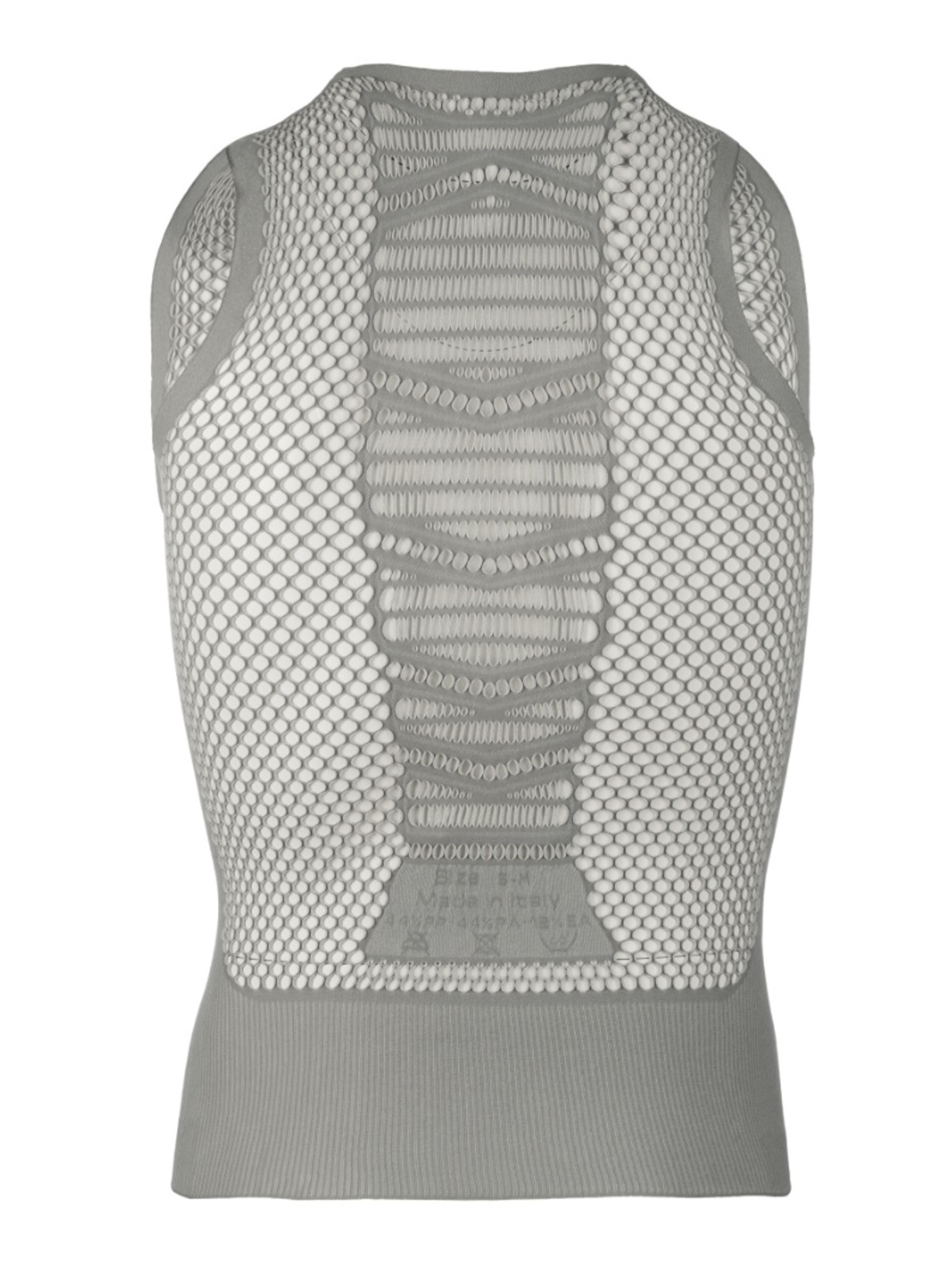 Q36.5 Zero Mesh Ondershirt Mouwloos Grijs