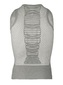 Q36.5 Zero Mesh Ondershirt Mouwloos Grijs