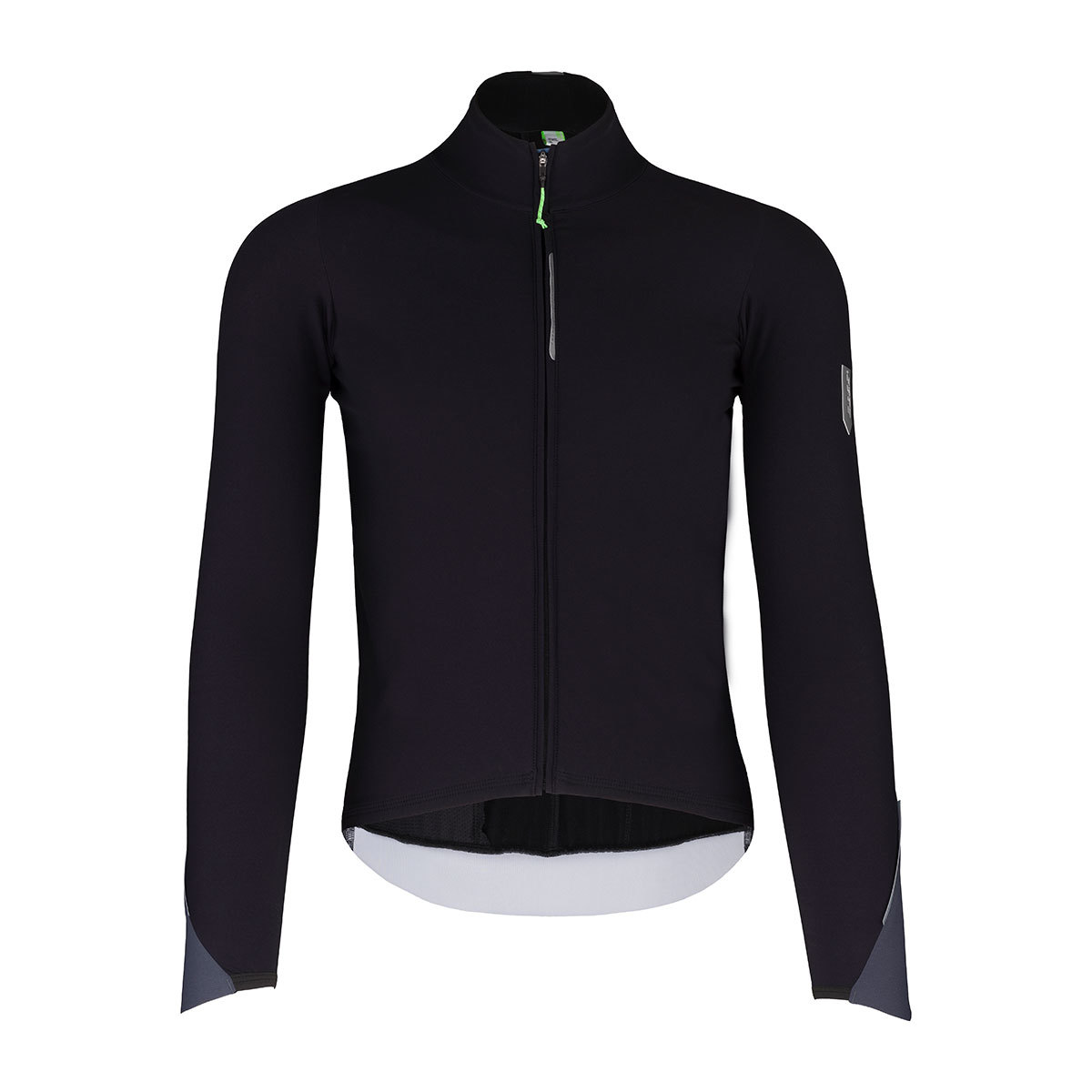 Q36.5 Woolf X Fietsshirt Lange Mouwen Zwart Heren