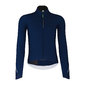 Q36.5 Woolf X Fietsshirt Lange Mouwen Donkerblauw Heren