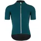 Q36.5 Grid Skin Fietsshirt Korte Mouwen Groen Heren