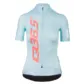 Q36.5 G1 Signature Fietsshirt Korte Mouwen Blauw/Roze Dames