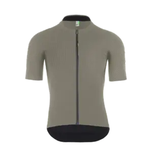Q36.5 Grid Skin Fietsshirt Korte Mouwen Olijfgroen Heren