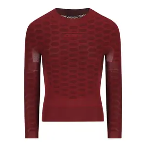 Q36.5 Three Ondershirt Lange Mouwen Donkerrood