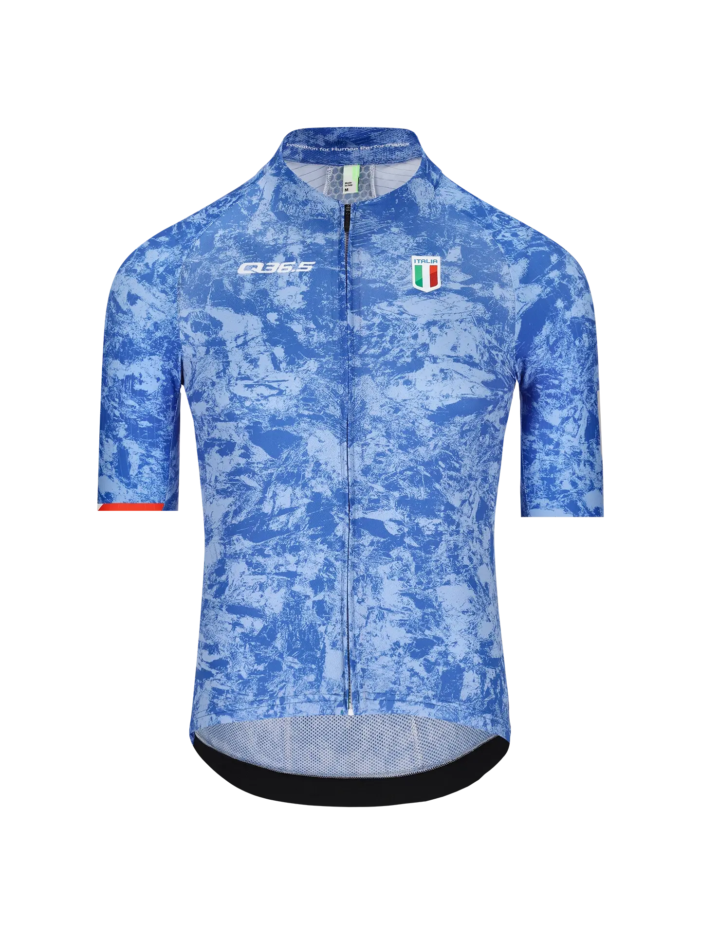 Q36.5 Gregarius Pro Made In Italy Fietsshirt Korte Mouwen Blauw Heren