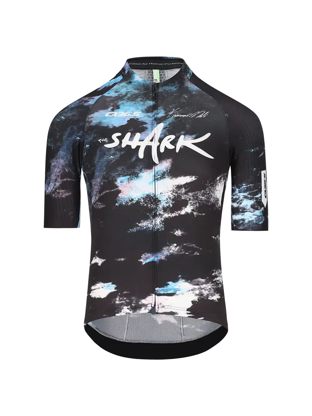 Q36.5 Gregarius Pro Nibali Ocean Fietsshirt Korte Mouwen Zwart/Multi Heren