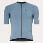 Q36.5 x Oakley Gridskin Pinstripe Fietsshirt Korte Mouwen Blauw Heren