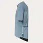 Q36.5 x Oakley Gridskin Pinstripe Fietsshirt Korte Mouwen Blauw Heren