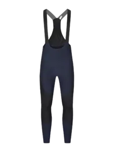 Q36.5 Adventure Winter Fietsbroek Lang Met Bretels en Zeem Blauw Heren