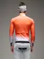 Q36.5 Gregarius Hybrid Collar Fade Fietsshirt Lange Mouwen Oranje Heren