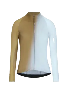 Q36.5 Gregarius Hybrid Big Fade Fietsshirt Lange Mouwen Groen Dames