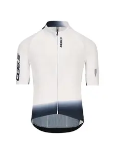 Q36.5 Gregarius Pro Collar Fade Signature Fietsshirt Korte Mouwen Wit Heren