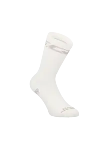 Q36.5 Ultra Big Logo 19 Fietssokken Wit/Lichtgrijs