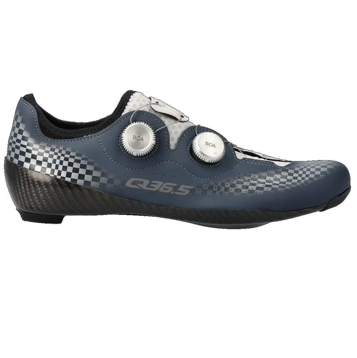 Q36.5 Unique Pro Wielrenschoenen Donkerblauw/Wit