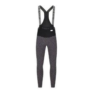 Q36.5 Dottore Termico Fietsbroek Lang Check Grijs Heren